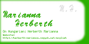 marianna herberth business card